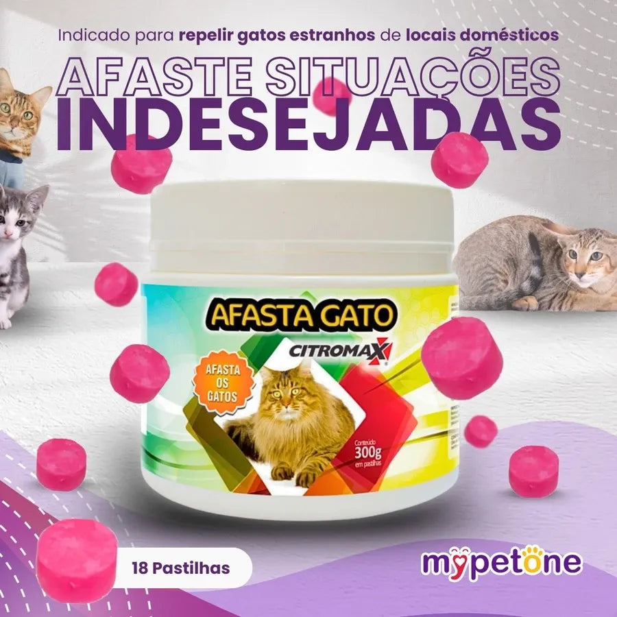 fasta Gato Educativo - Repelente Natural Olfativo - Paixão Verde