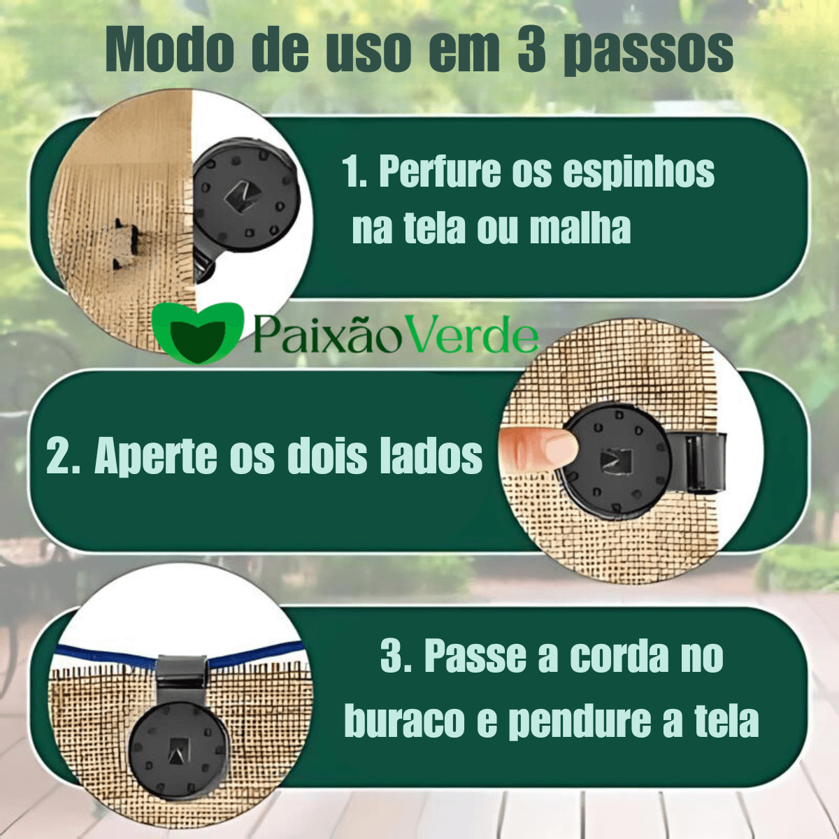 presilhas para sombrite