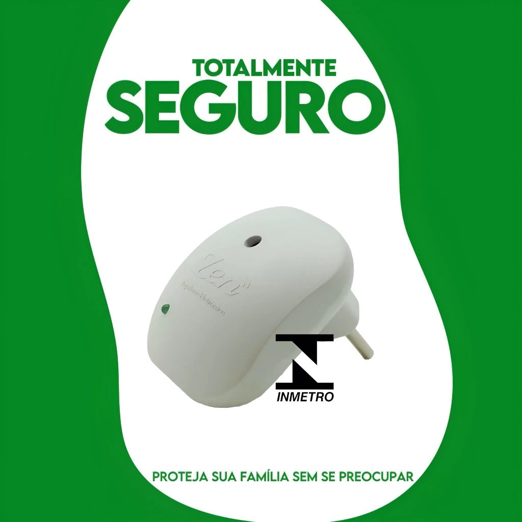 Repelente de Pernilongos, Mosquitos e Baratas - Eletrônico Ultrassônico Paixão Verde