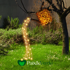 Regador Solar Decorativo Para Jardim - LumenPlant