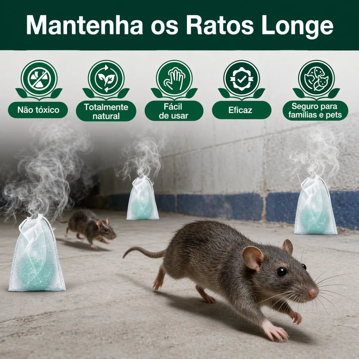 Espanta Rato - Rodentic Paixão Verde®