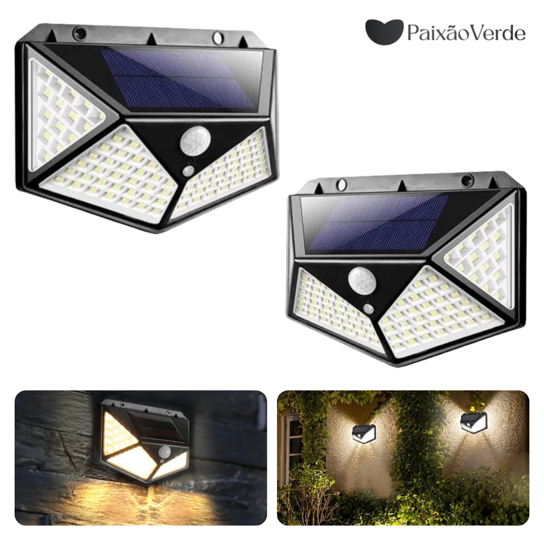 Luminária Sensor De Led Aprova D´água - LedGarden™