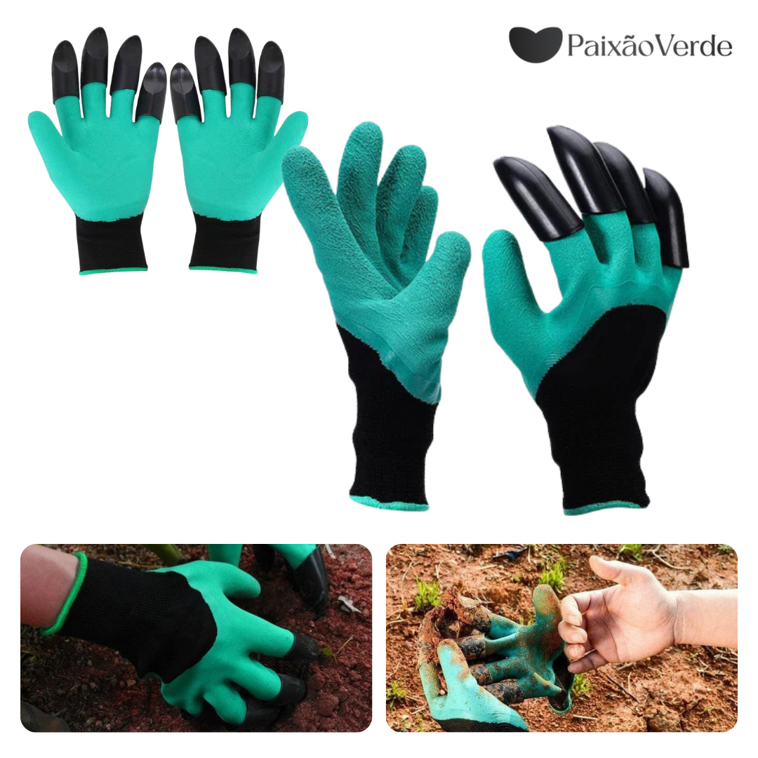 Luvas Para Jardinagem Com Garras - Garden Gloves™