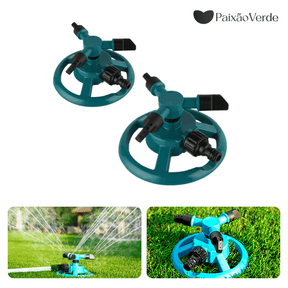 Aspersores Giratórios Automáticos 360° Com Pulverizador De 3 Braços - SpinGarden™