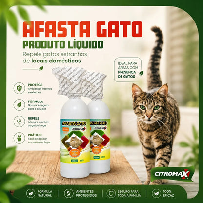 Afasta Gato Educativo -  Repelente Natural Olfativo - Paixão Verde