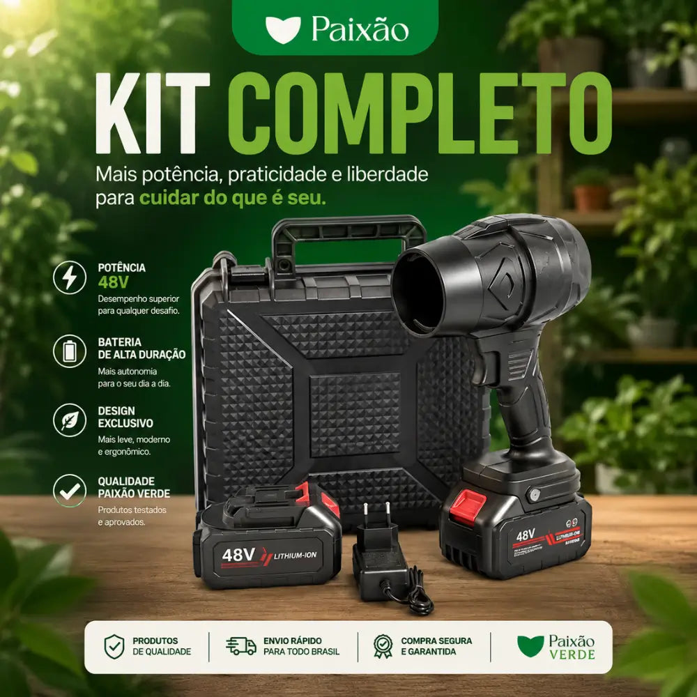 Soprador de Folha Turbo Jet Fan - Paixão Verde®