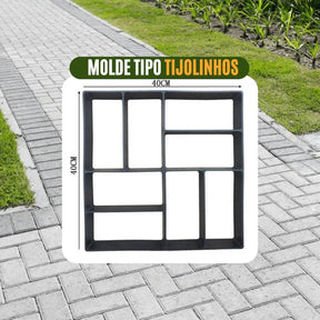 Molde para piso de concreto Paixão Verde™