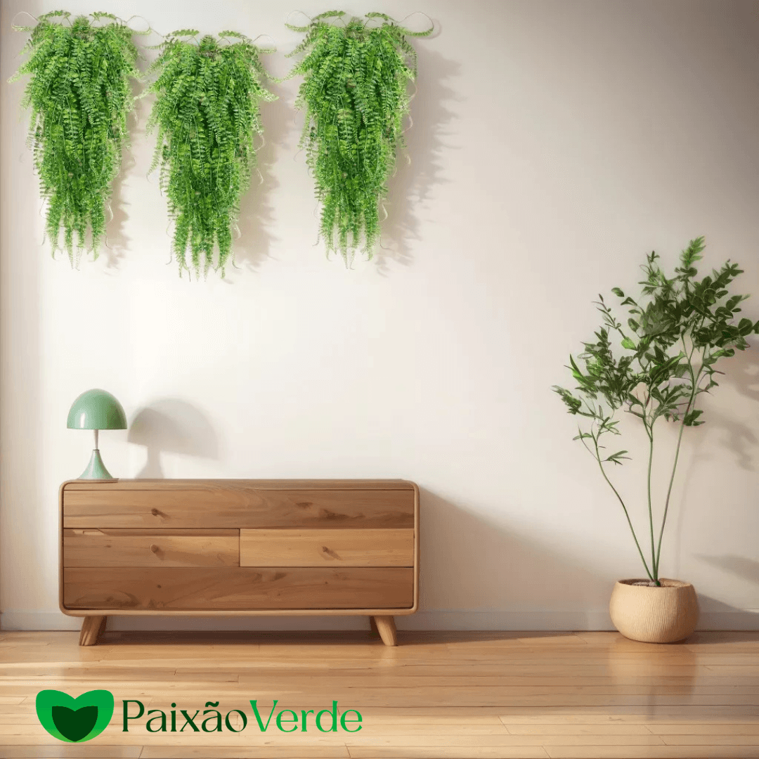 Samambaia Artificial - Ambiente Verde Renovado Sem Manutenção