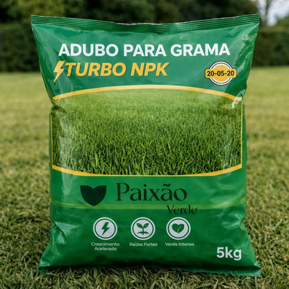 Adubo Para Grama Turbo NPK | Paixão Verde
