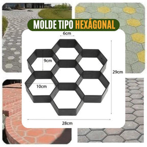Molde para piso de concreto Paixão Verde™