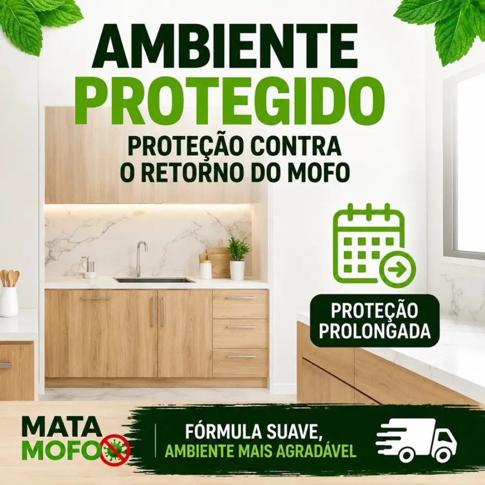 Anti Mofo Preventivo de Fungos e Bolores - Mata Mofo Paixão Verde®