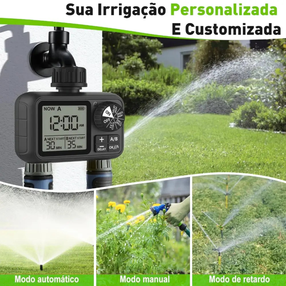 Temporizador de Irrigação automático  - Sistema Automático para Jardim