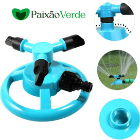 Aspersores Giratórios Automáticos 360° Com Pulverizador De 3 Braços - SpinGarden™