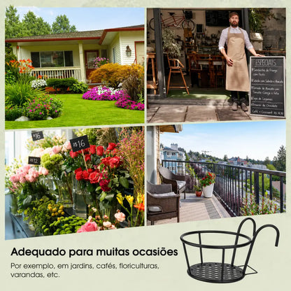 Suporte para Vasos de Plantas Suspenso - Paixão Verde®