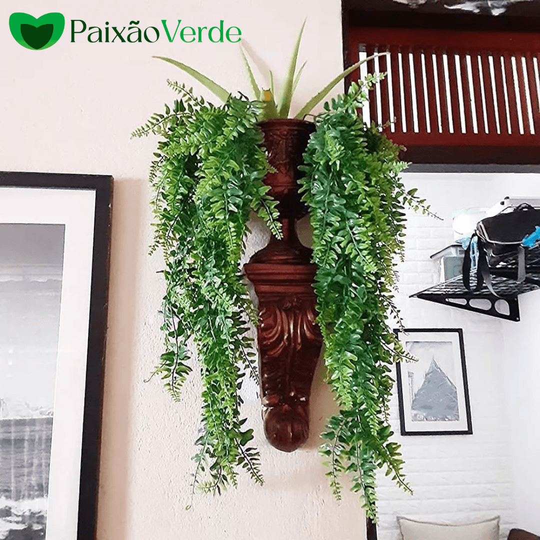 Samambaia Artificial - Ambiente Verde Renovado Sem Manutenção