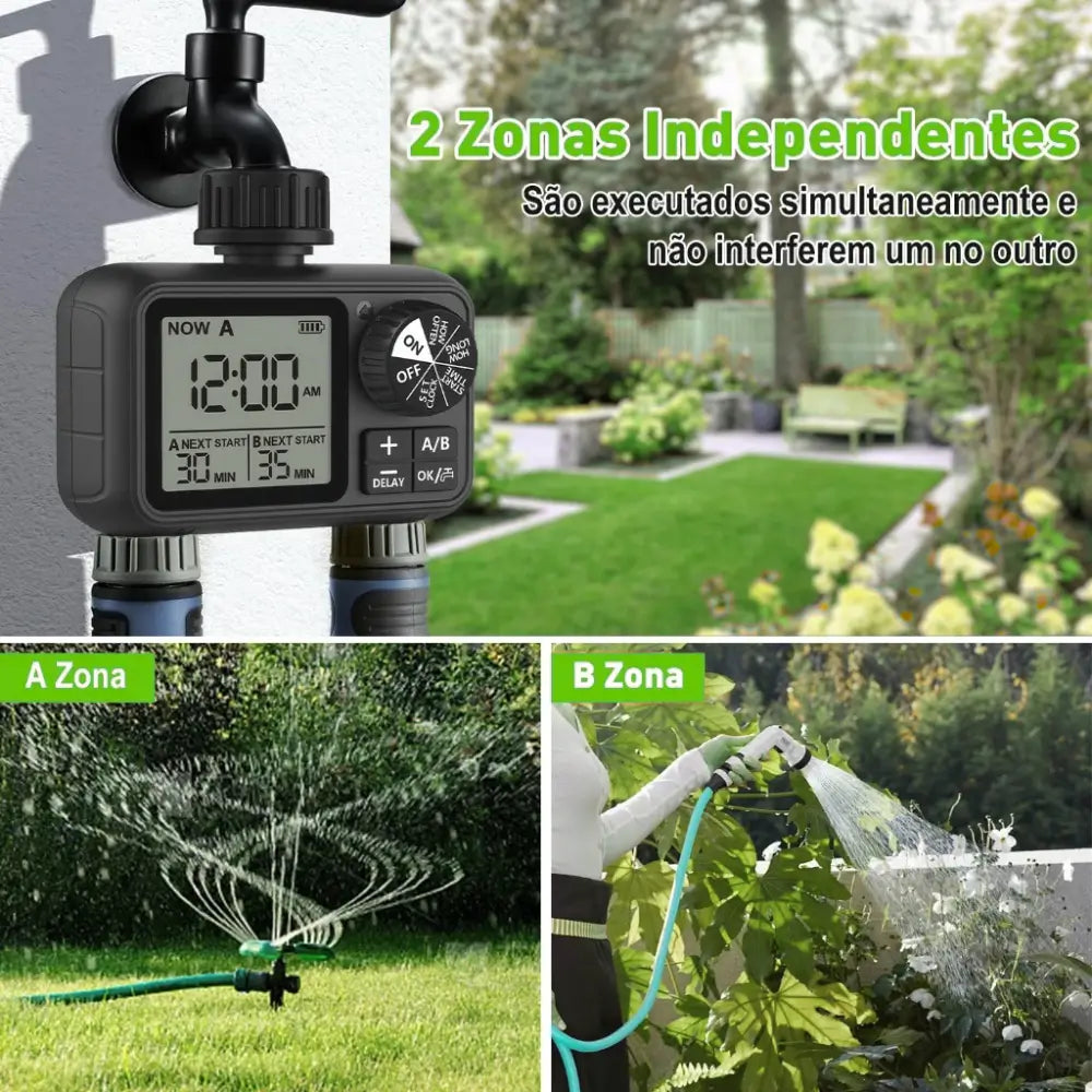 Temporizador de Irrigação automático  - Sistema Automático para Jardim