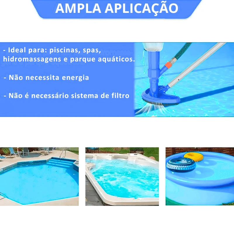 Aspirador De Piscina a Vácuo - Paixão Verde®