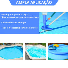 Aspirador De Piscina a Vácuo - Prático e Econômico