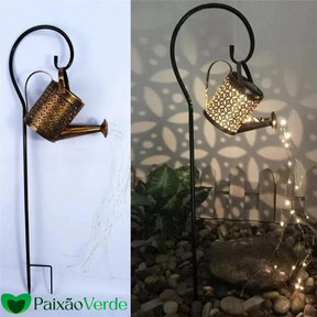 Regador Solar Decorativo Para Jardim - LumenPlant