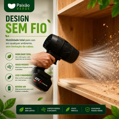 Soprador de Folha Turbo Jet Fan - Paixão Verde®