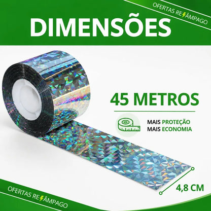 Fita Refletiva Espanta Pássaros Pombo - Paixão Verde®