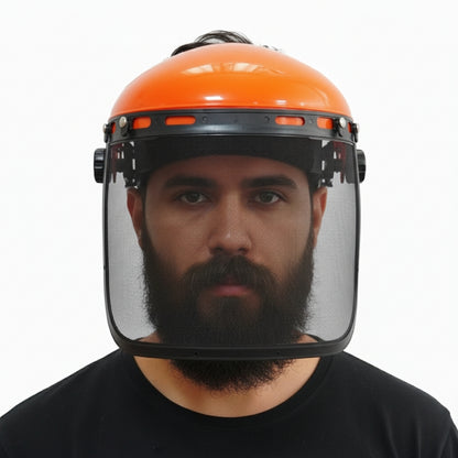 Protetor Facial Roçadeira Com Tela De Aço - Paixão Verde