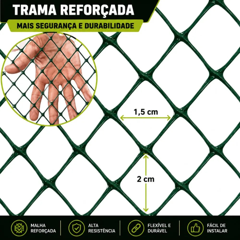 Tela Plástica Multiuso - Paixão Verde®