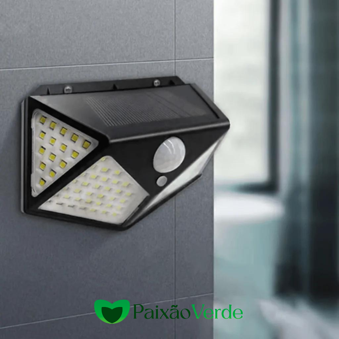 Luminária Sensor De Led Aprova D´água - LedGarden™