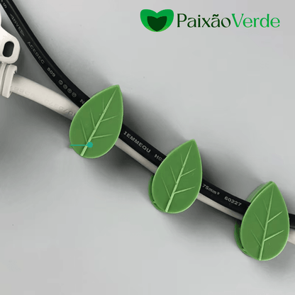 Clips de Folhas Adesivas Para Por Plantas na Parede - Paixão verde
