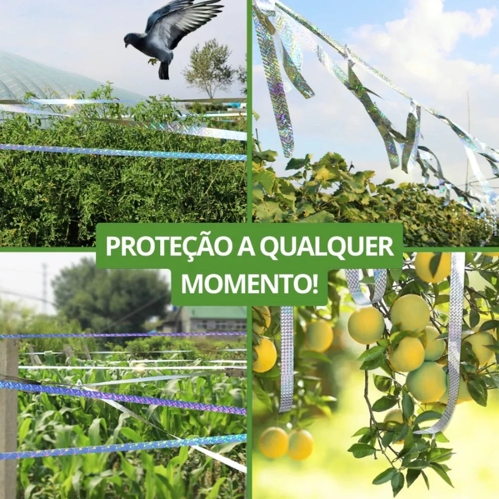 Fita Refletiva Espanta Pássaros Pombo - Paixão Verde®