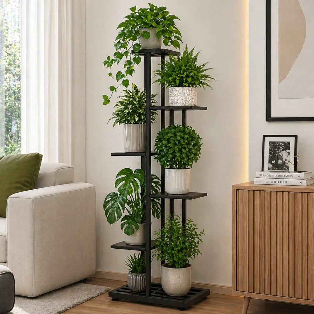 Suporte para Plantas de 6 Níveis - Paixão Verde®