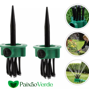 Aspersores Automáticos para Jardim e Gramado - Irrigador MultiBocal (Leve 2 e Pague menos)