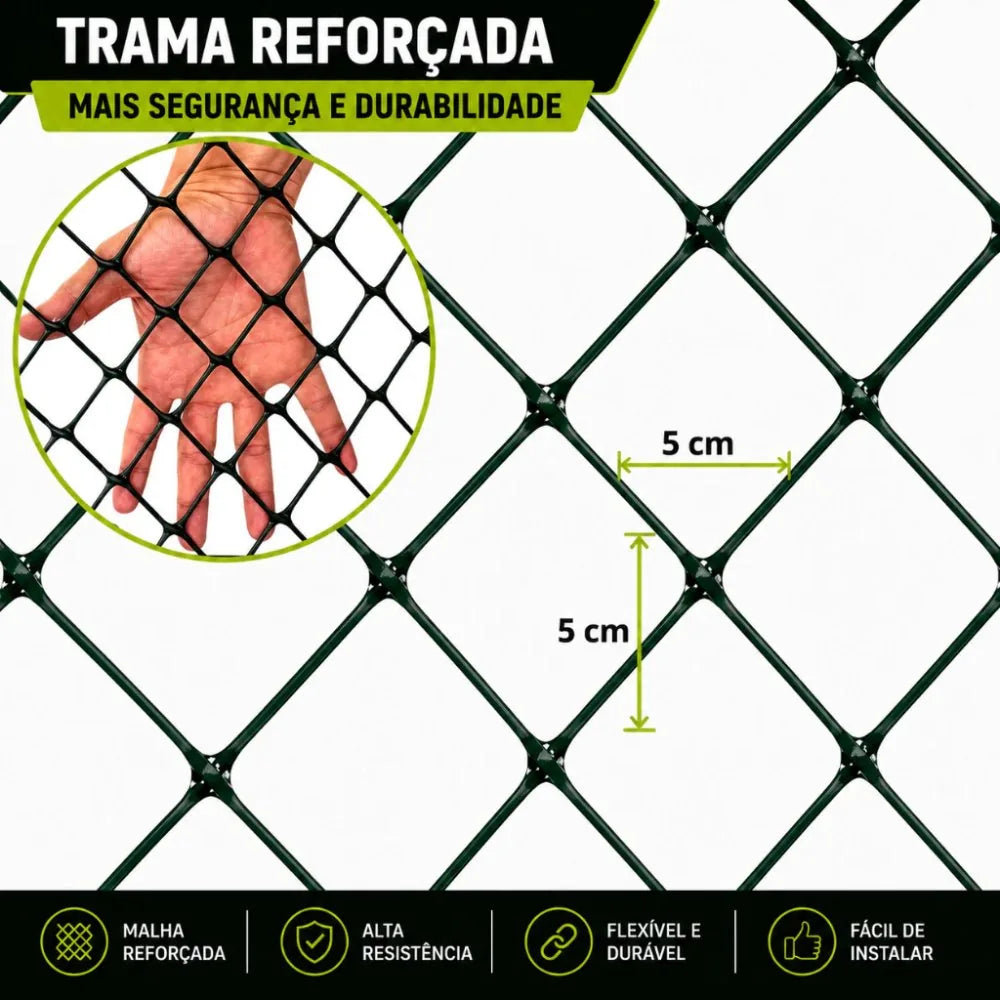 Tela Plástica Multiuso - Paixão Verde®