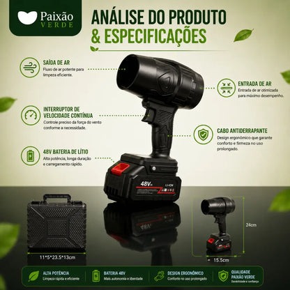Soprador de Folha Turbo Jet Fan - Paixão Verde®