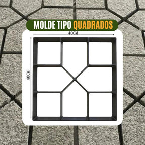 Molde para piso de concreto Paixão Verde™