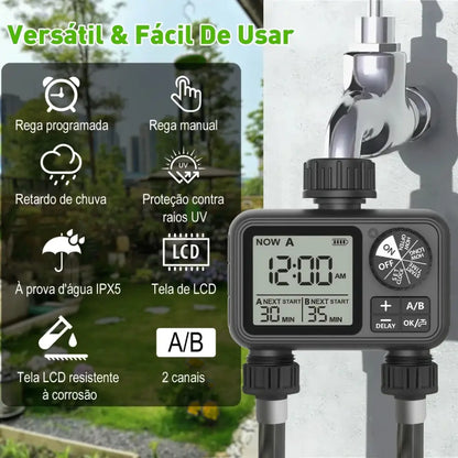 Temporizador de Irrigação automático  - Sistema Automático para Jardim