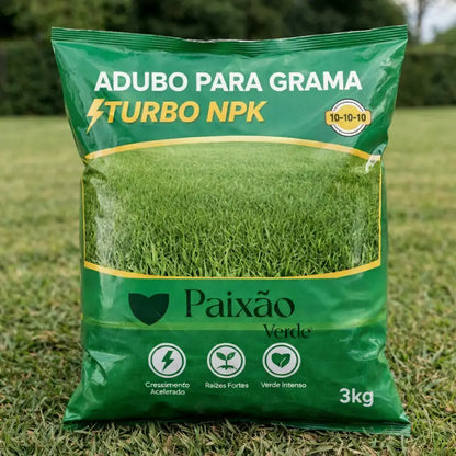 Adubo Para Grama Turbo NPK | Paixão Verde