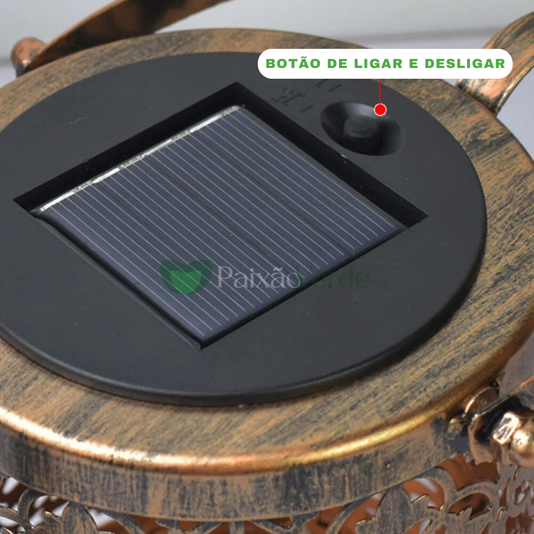 Regador Solar Decorativo Para Jardim - LumenPlant