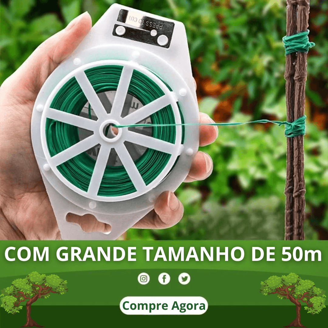 Fio De Ligação Para Plantas De Alta Resistência Ecológico - PlantMéd™ - Paixão Verde | Loja Online