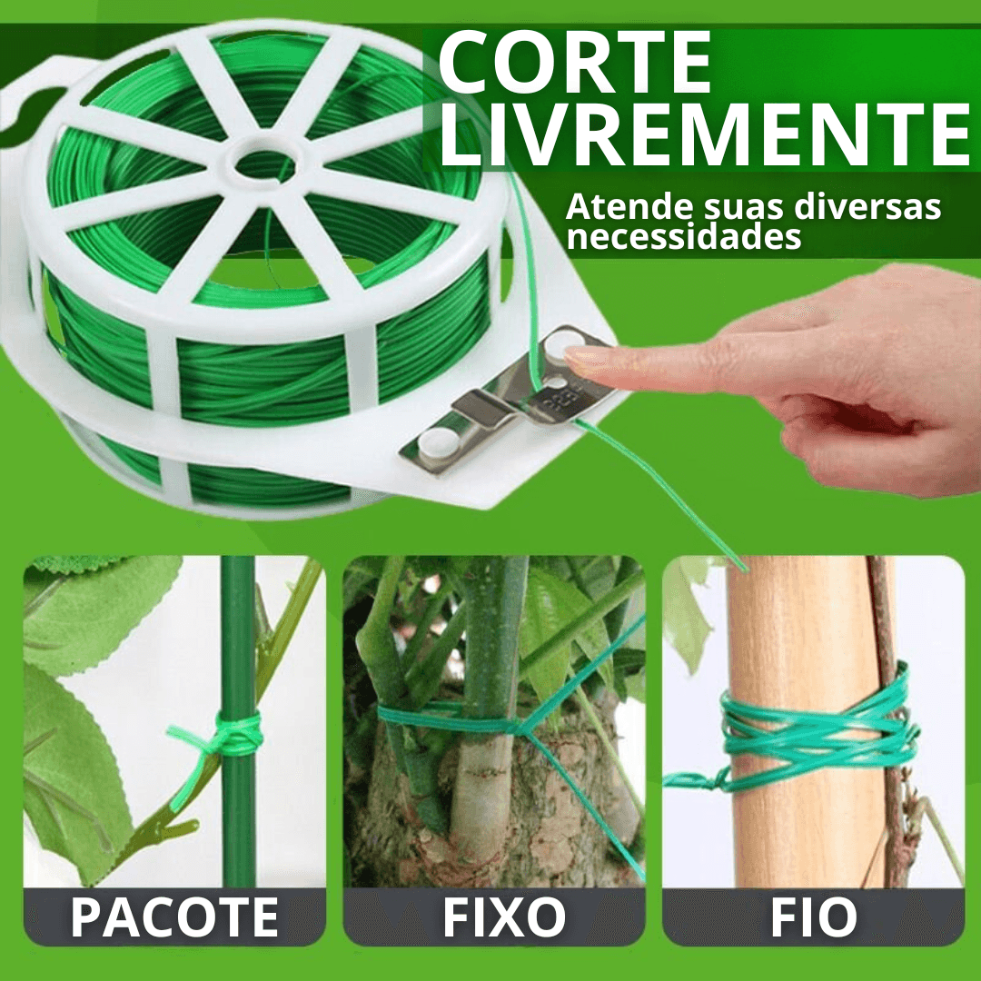 Fio De Ligação Para Plantas De Alta Resistência Ecológico - PlantMéd™ - Paixão Verde | Loja Online