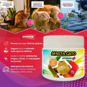 fasta Gato Educativo -  Repelente Natural Olfativo - Paixão Verde