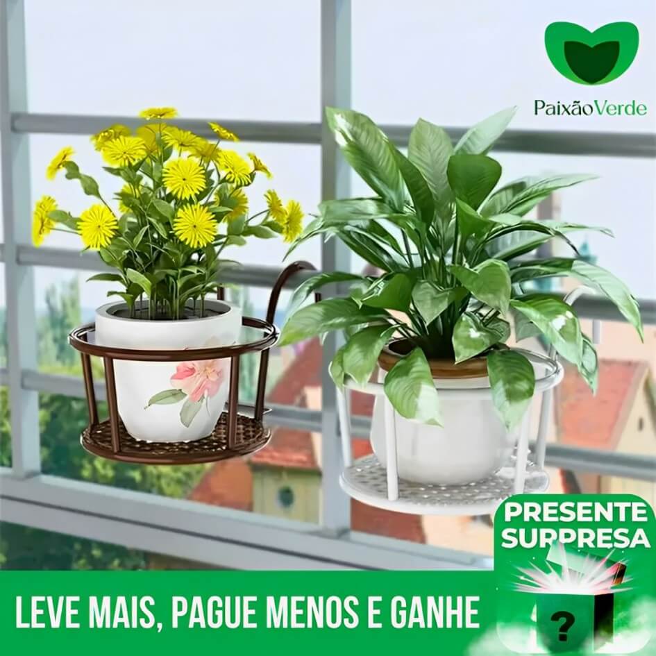 Suporte de plantas suspenso EuroElegance® - LEVE MAIS, PAGUE MENOS