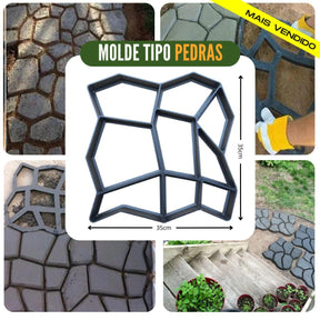 Molde para piso de concreto Paixão Verde™