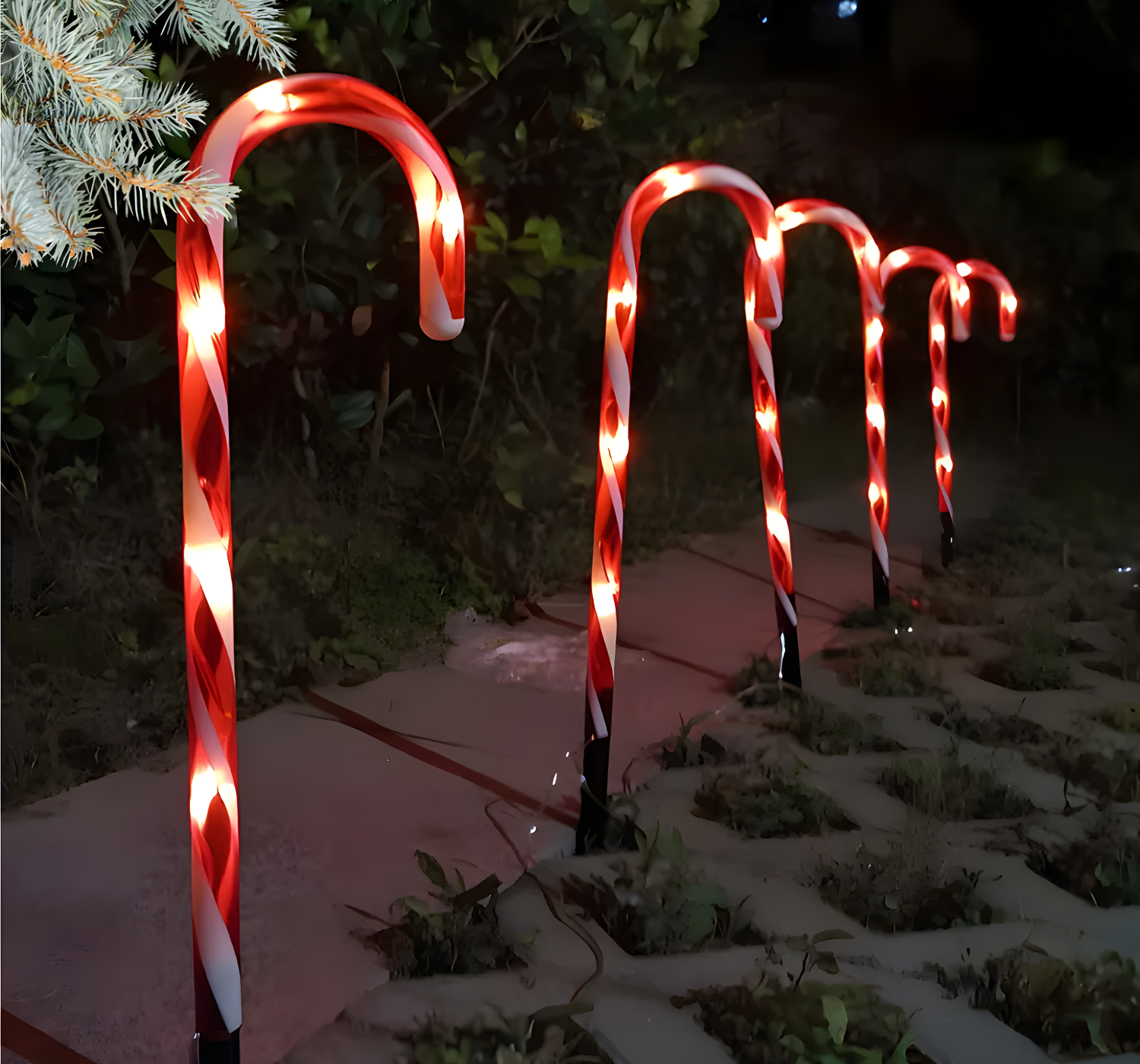 Bengalas LED Natalinas Decorativas – CandyShine