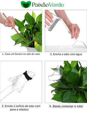 Irrigador gotejador automático de plantas em formato de pássaro - BirdPlant