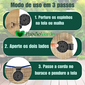 Clipes de trava, Leves, Fáceis de Usar para seus tecidos  - lockclips™