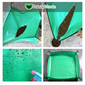 Kit Joelheira Com Bolsa de Ferramentas Para Jardinagem ou Tapete de Plantação