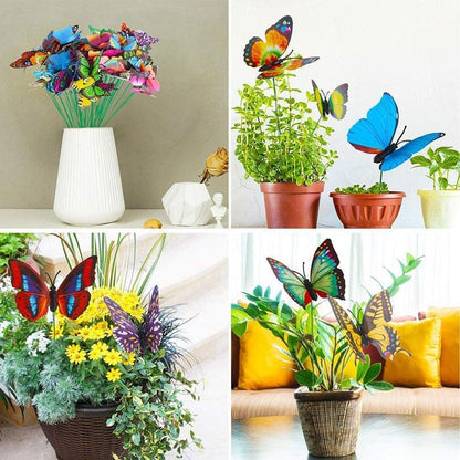 Borboletas Coloridas Decorativo Enfeite para Jardim - Paixão Verde | Loja Online