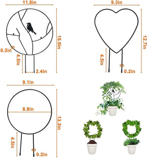 Arco decorativo para suporte de planta - PlantStake