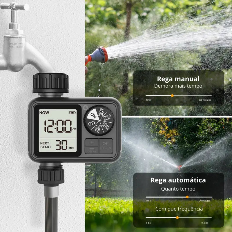 Temporizador de Irrigação - Sistema Automático para Jardim